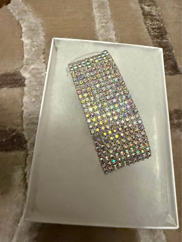 Sparkly Iridescent Rhinestone Bracelet