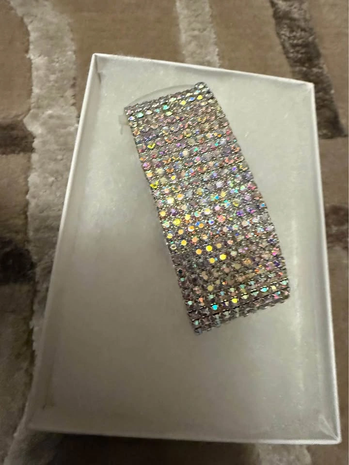 Sparkly Iridescent Rhinestone Bracelet - photo 2