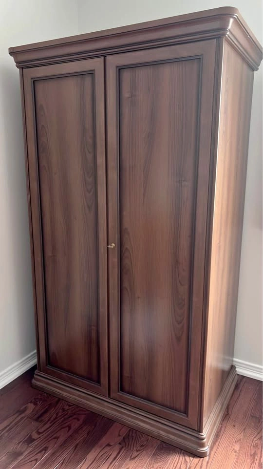 Dark Wood Wardrobe Armoire