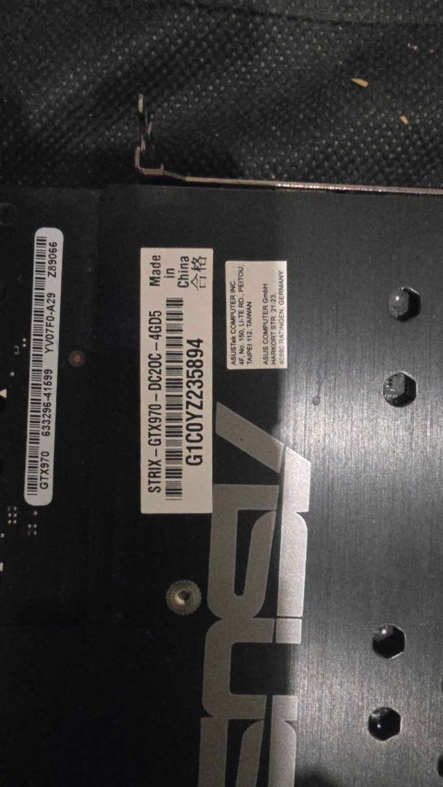 GPU Asus GTX970 4GB - photo 2