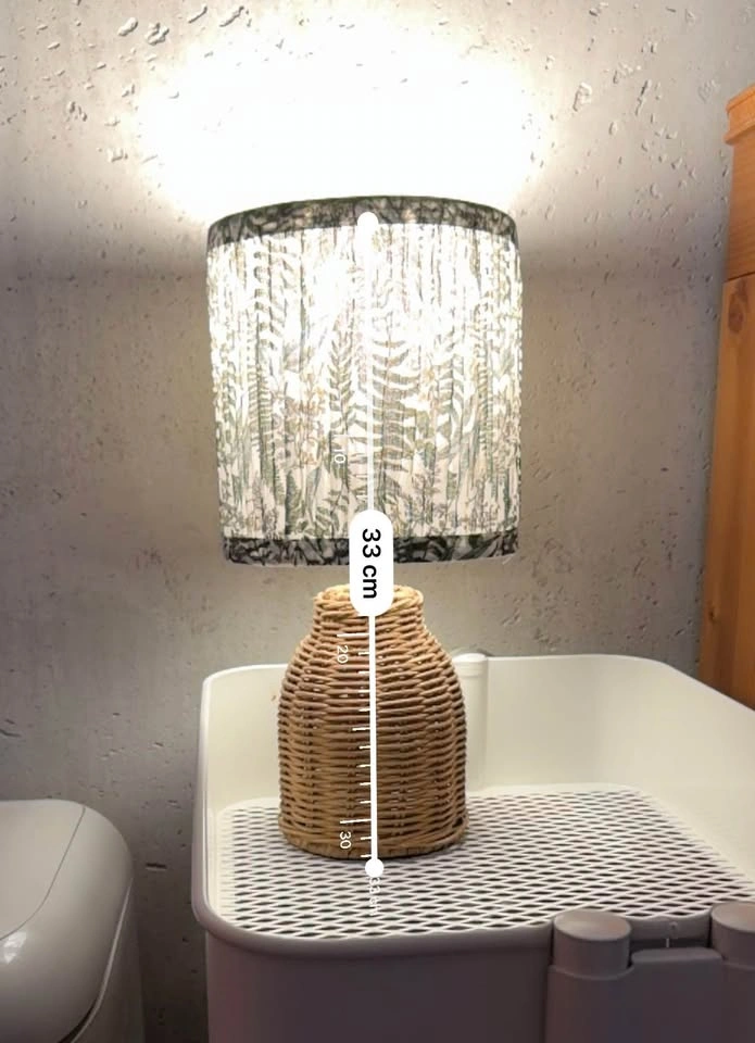 Small wicker lamp - photo 3