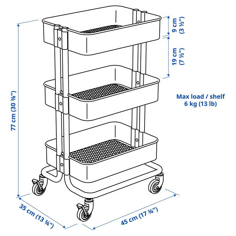 IKEA Raskog utility cart - photo 3