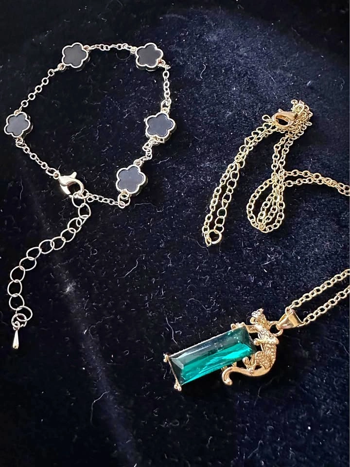 Earrings, ring, & bracelets