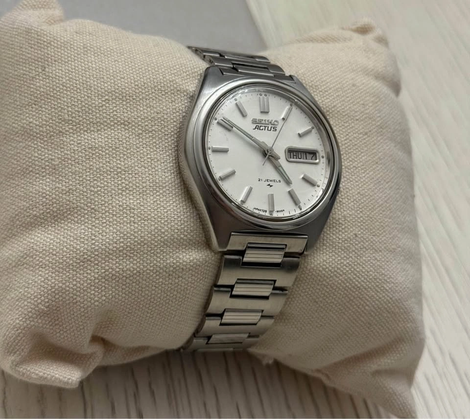 Seiko Actus Automatic Men’s Watch - White Dial (7019) - photo 2