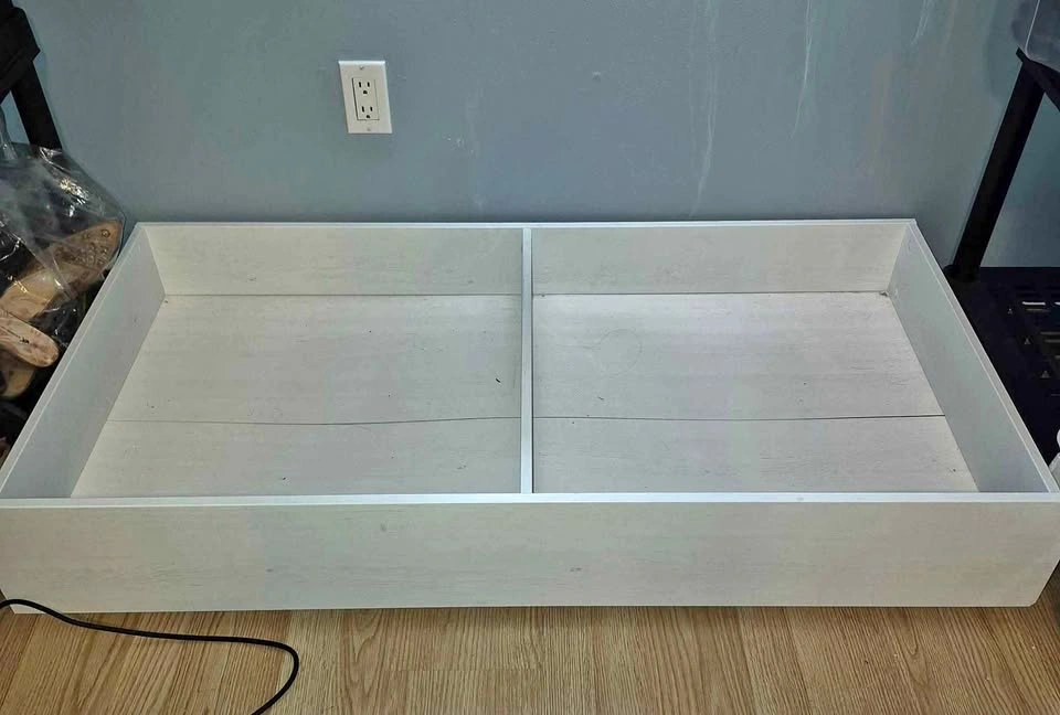 Ikea BRUSALI Under Bed Double Drawer on Wheels