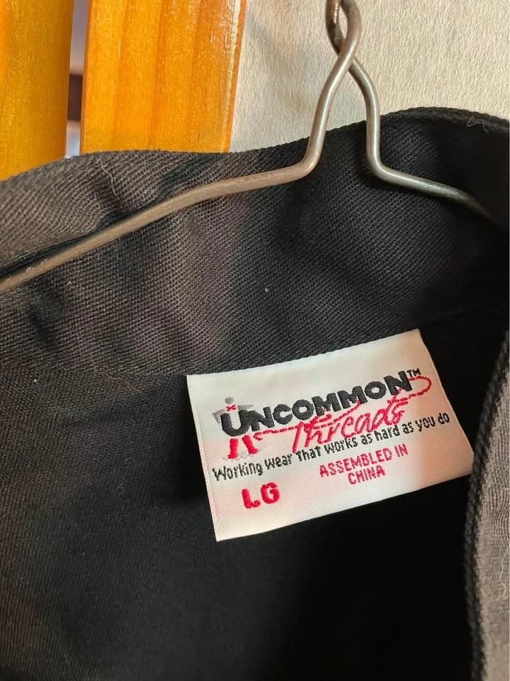 NEW large black chefs coat. - photo 2