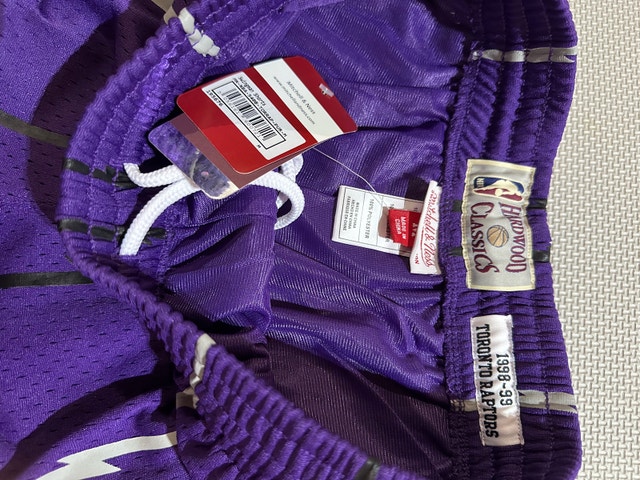 BNWT Mitchell & Ness Toronto Raptors Retro Dino Shorts M - photo 2