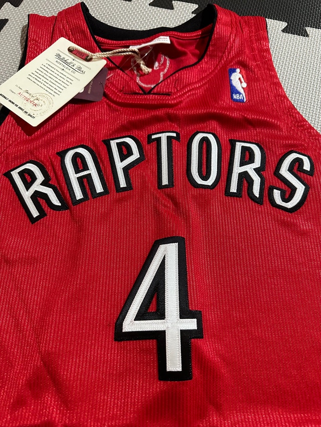 BNWT Mitchell & Ness Chris Bosh Raptors Jersey - Red, Size S - photo 2
