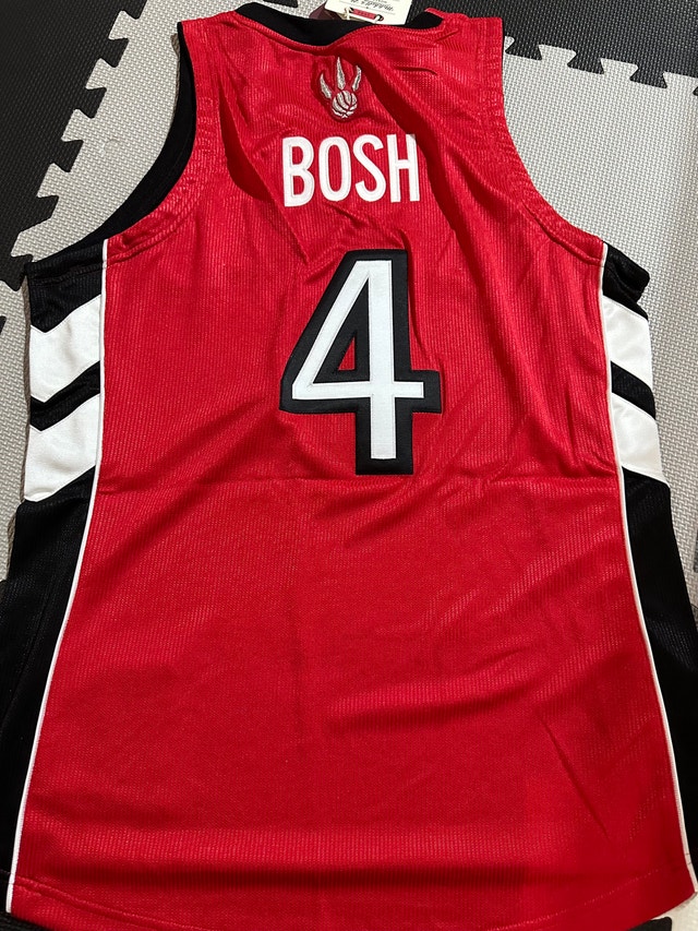 BNWT Mitchell & Ness Chris Bosh Raptors Jersey - Red, Size S - photo 3