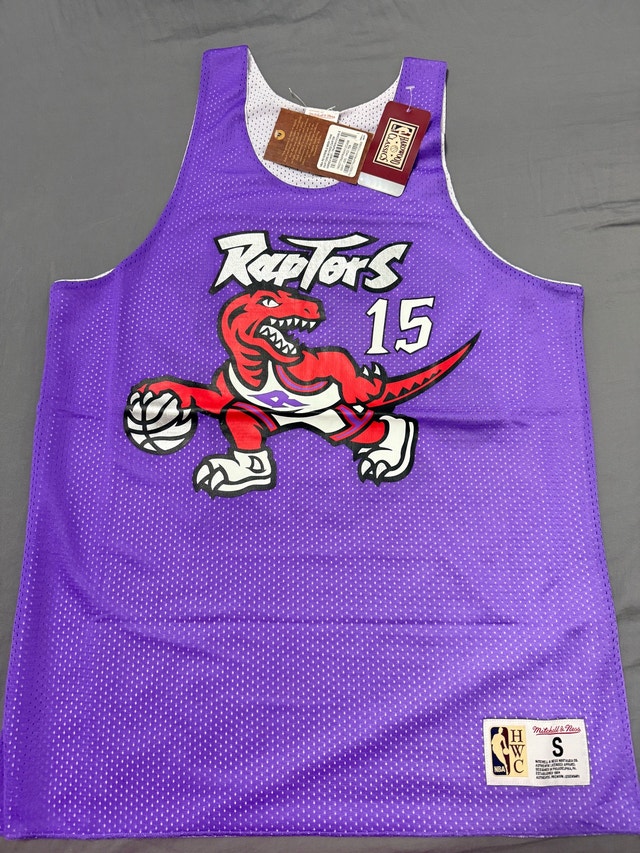 NEW Vince Carter Raptors Reversible Mesh Tank - Small
