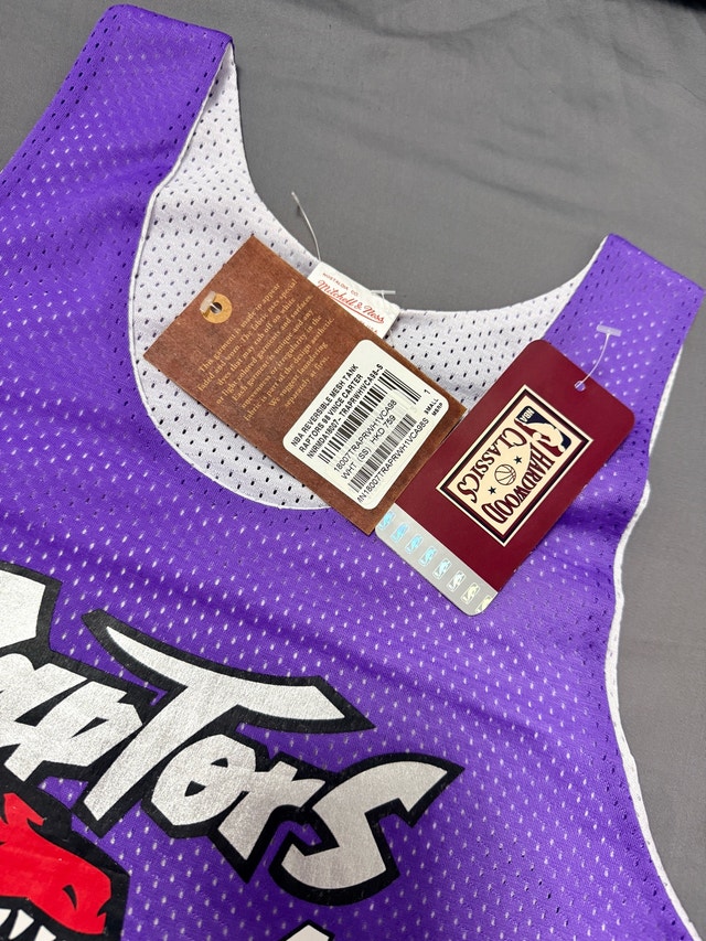 NEW Vince Carter Raptors Reversible Mesh Tank - Small - photo 4