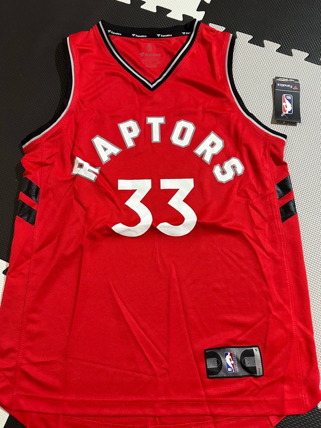 NEW Marc Gasol Raptors Fanatics Fast Break Jersey Size S