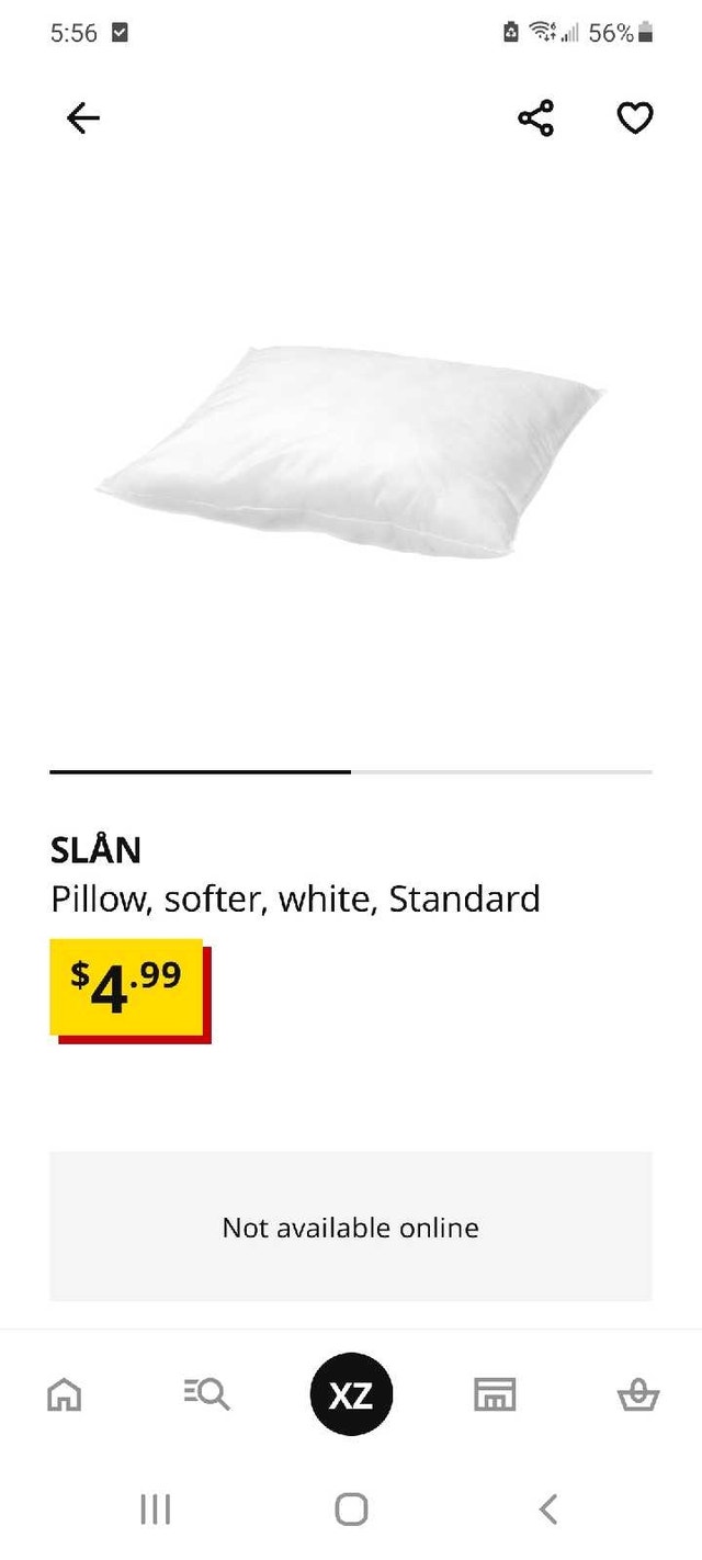 2 for $3 Ikea slan pillow - photo 3
