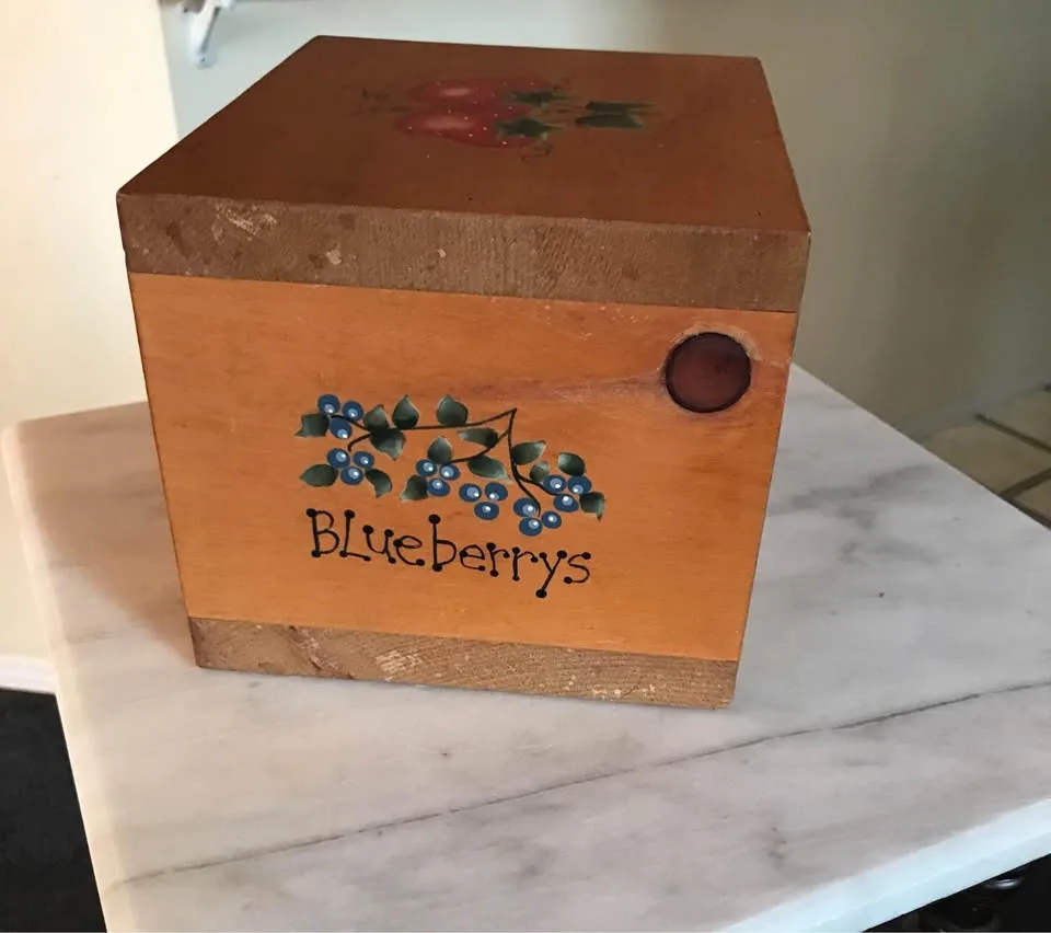 Vintage wood recipe holder image indicator(2)