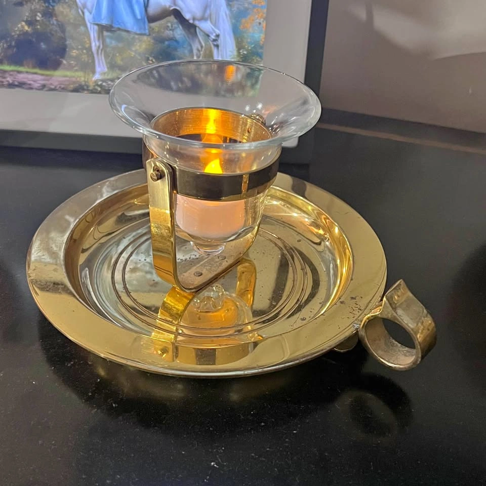 Vintage Brass Nautical Partylite Candle Holder