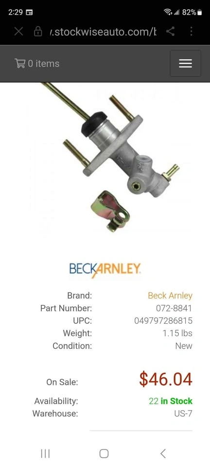Honda Clutch Master Cylinder - photo 3