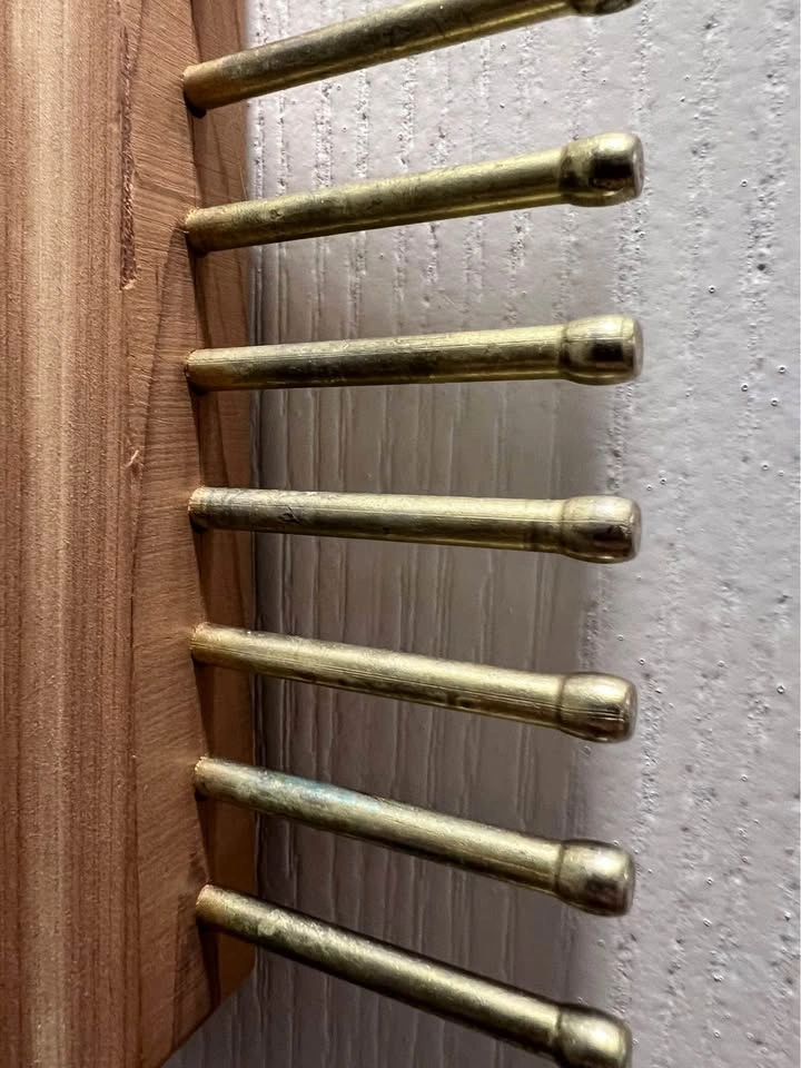 Vintage Cedar Tie Rack Organizer Hanger Belt Organizer - photo 3