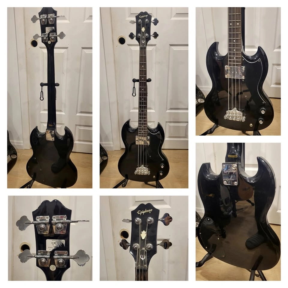 $350 Epiphone EB-0 Short Scale Bass - Black