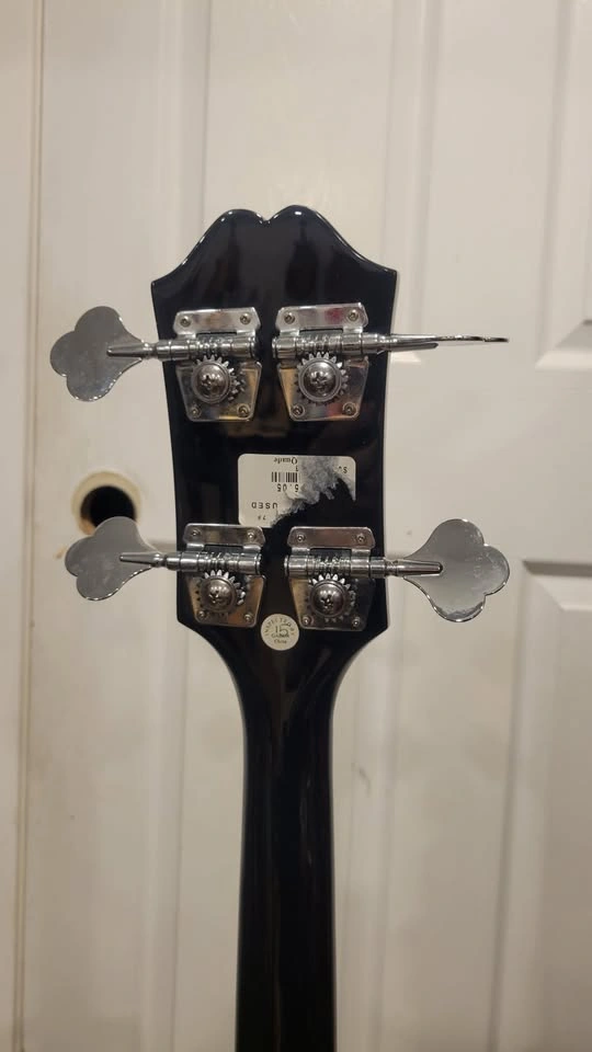 $350 Epiphone EB-0 Short Scale Bass - Black - photo 5
