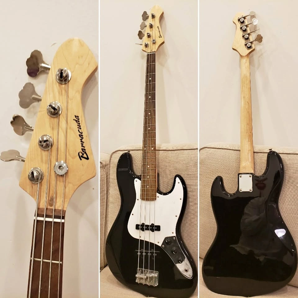 $260 Barracuda Jazz Bass - Black