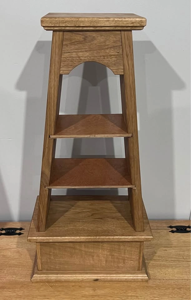Vintage Solid Oak Display Shelf with Drawer - $50 Each - photo 4