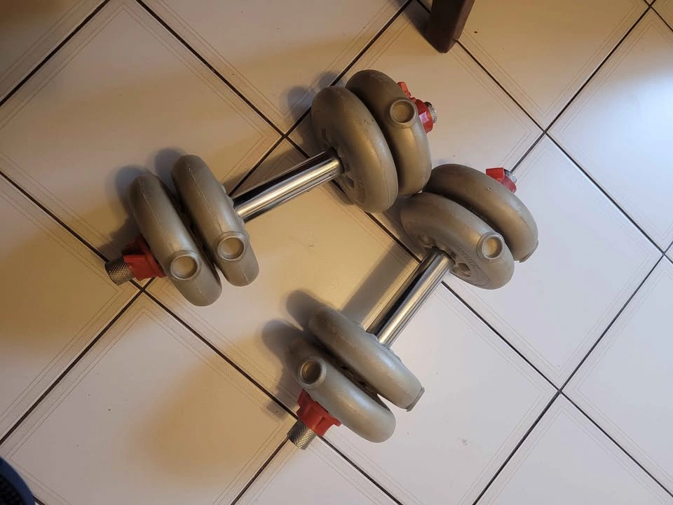4 Old school York 2.5lbs plastic weight plates - photo 2