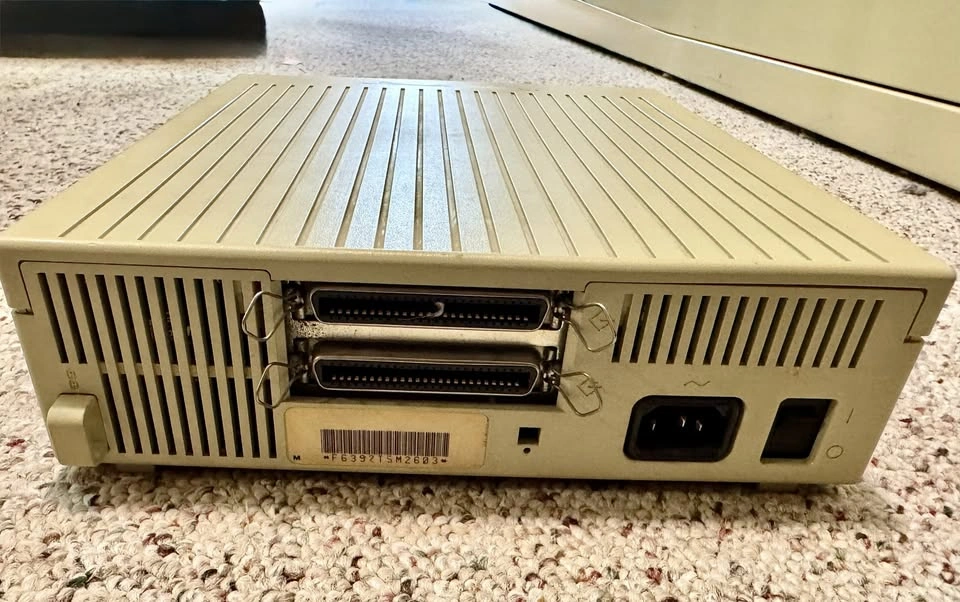 Vintage Apple Hard Disk 20SC External Drive 🍏 - photo 3