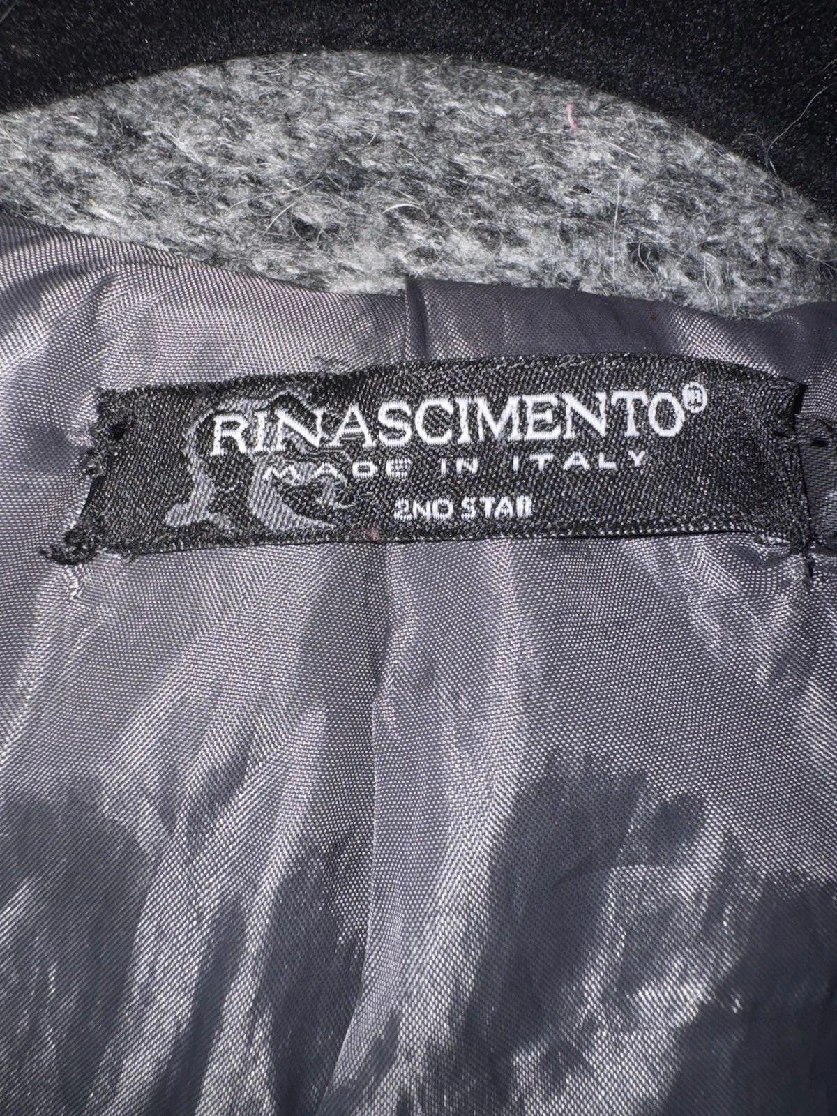 Rinascimento Italy Wool Blend High Collar Coat - Women's M - photo 5