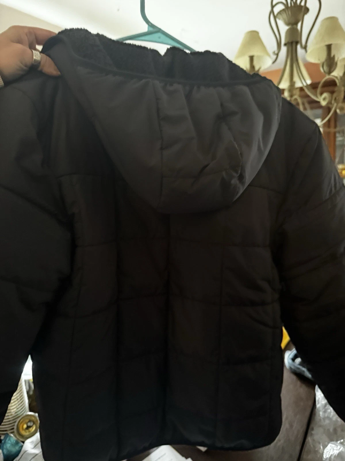 The North Face Boys Medium 10/12 Puffer Jacket Black Reversible - photo 2