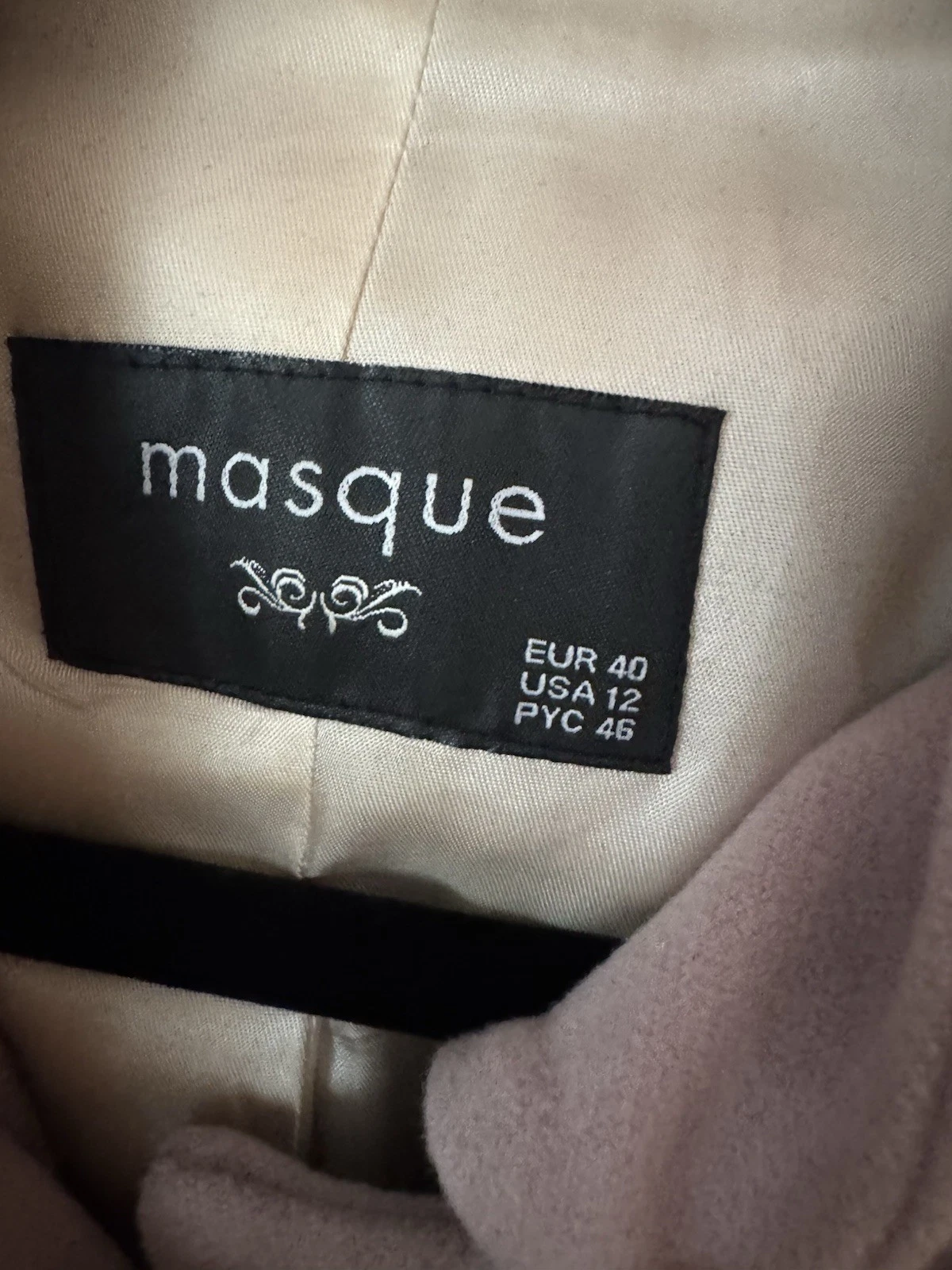 Masque Women’s Wool Blend Coat Pink - photo 3