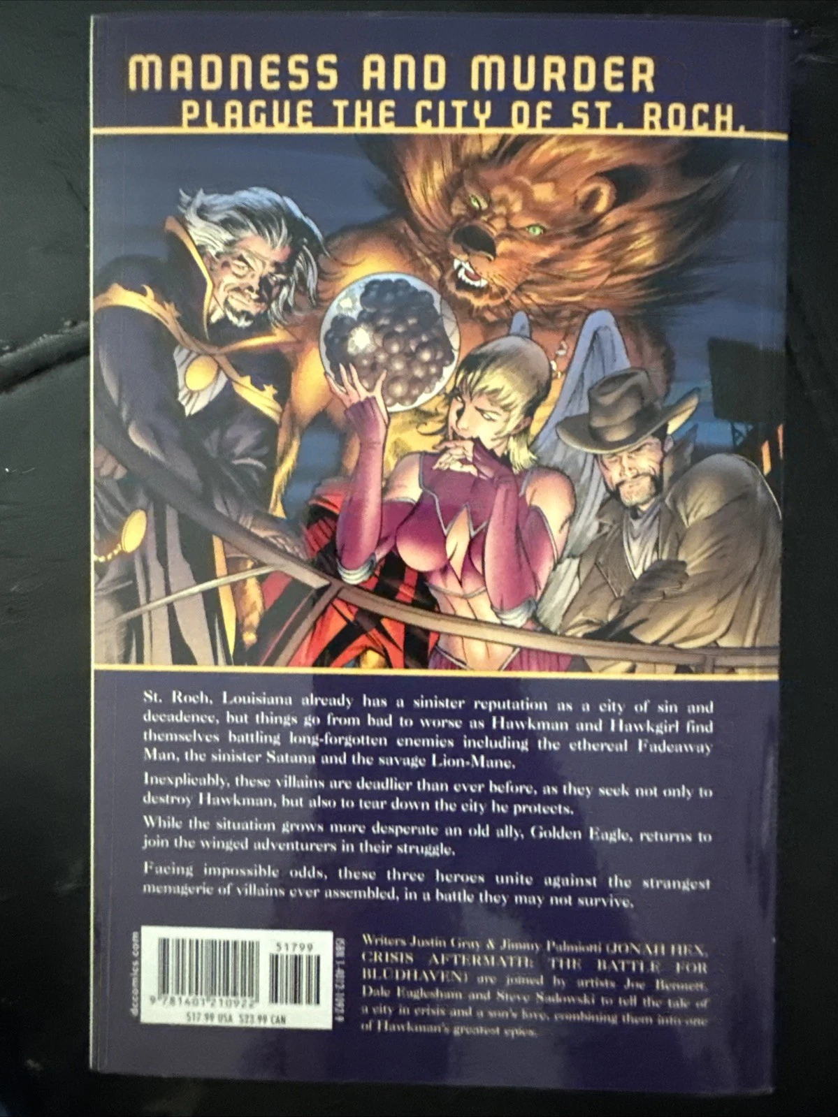 DC Comics Hawkman Rise Of The Golden Eagle Vol 4 Book Paperback - photo 2