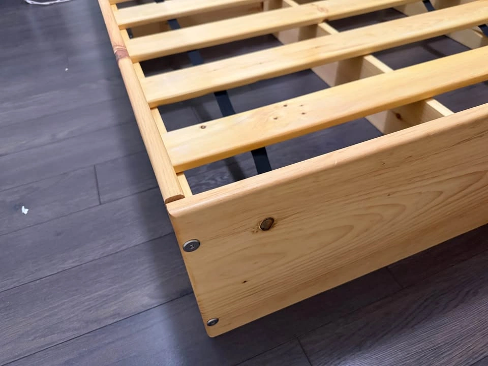 Twin Montessori Floor Bed - Solid Pine Wood - photo 2