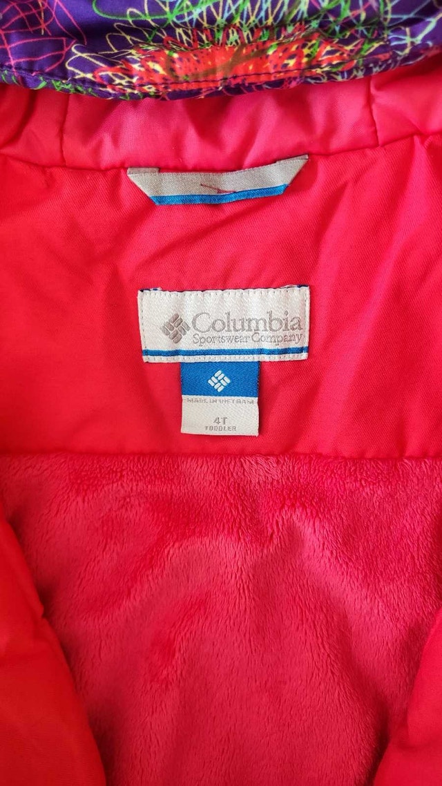 Columbia Toddler Girls Winter Jacket - Size 4T - photo 2