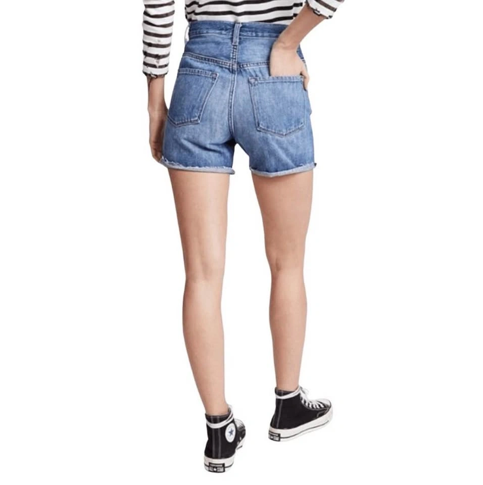 EUC J BRAND Joan High-Rise Blue Denim Women’s Shorts Size 26 - photo 2
