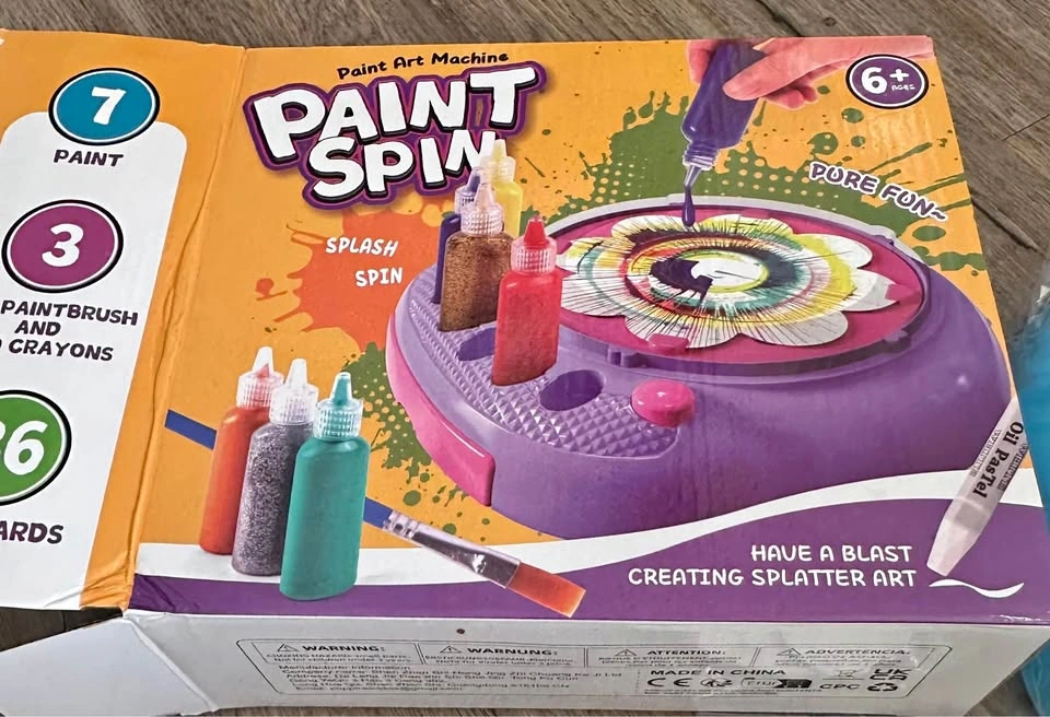 NEW Paint Spin Art Machine for Kids 6+
