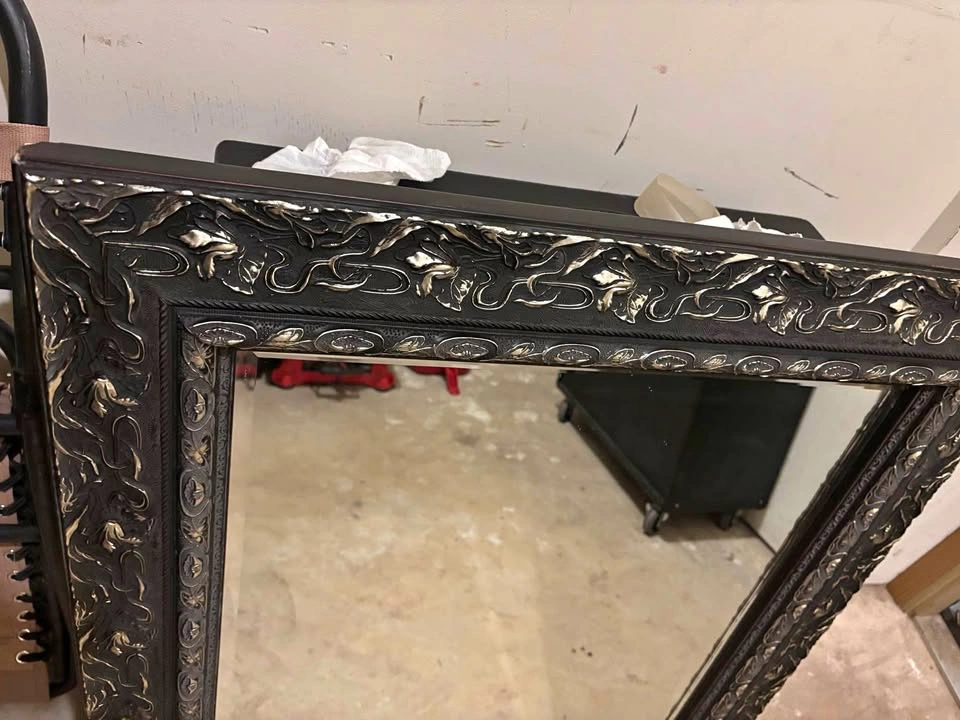 Wood frame mirrors