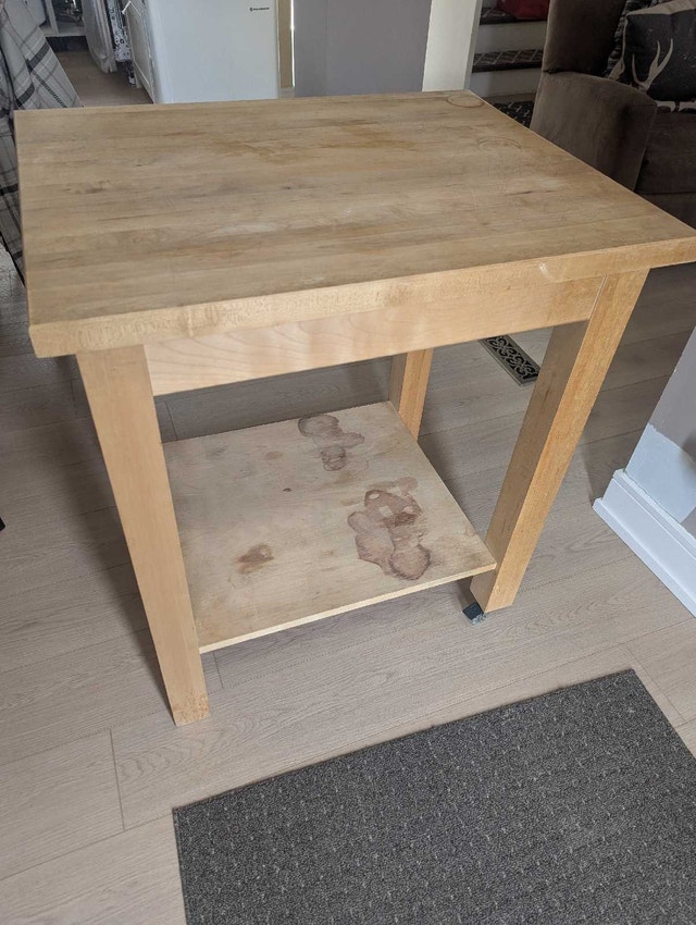 Mobil Butcher block