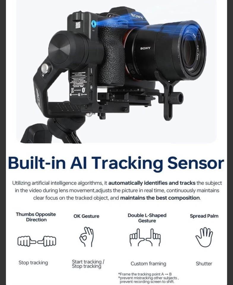 🌱FeiyuTech SCORP Mini 2 Gimbal Stabilizer for SonyCanonNikonGo - photo 5