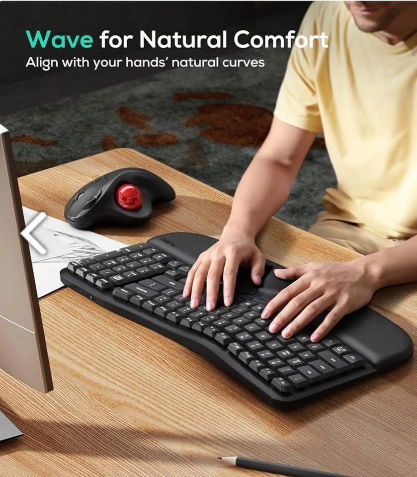 🌱 Nulea Wave Keys Wireless Ergonomic Keyboard - photo 3