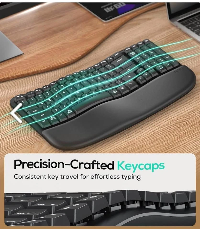 🌱 Nulea Wave Keys Wireless Ergonomic Keyboard - photo 4