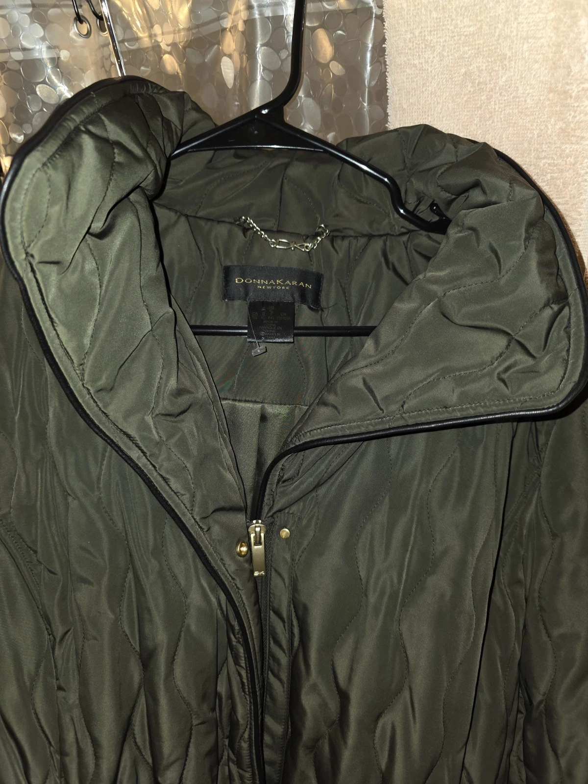 Donna Karan DKNY Women's Winter Coat XL Army Green - photo 2