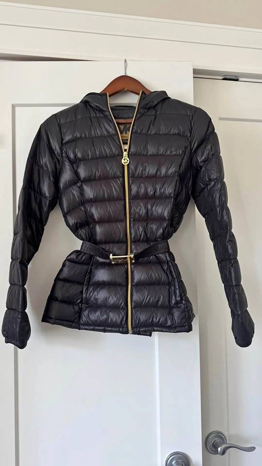 Michael Kors Black Puffer Jacket XS