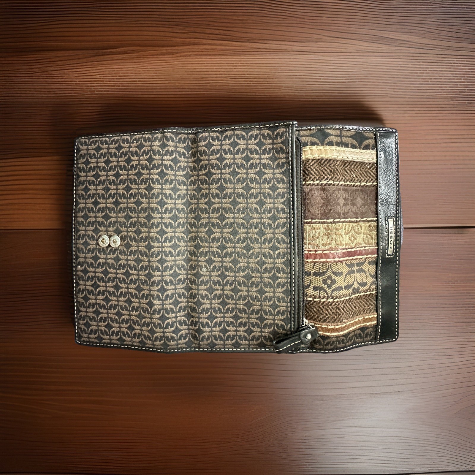 Fossil Women's Wallet w/ Geometric Design - photo 4