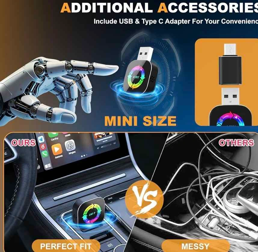 Upgraded Wireless CarPlay Adapter 2026 - photo 5