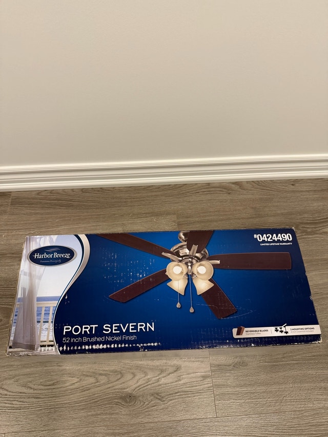 Harbor Breeze 52" Port Severn Brushed Nickel Ceiling Fan - photo 3