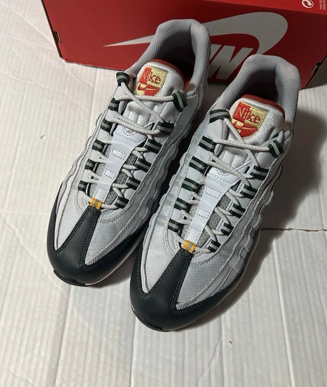 Nike Air Max 95 Pure Platinum Gorge Green Size 12 - photo 2