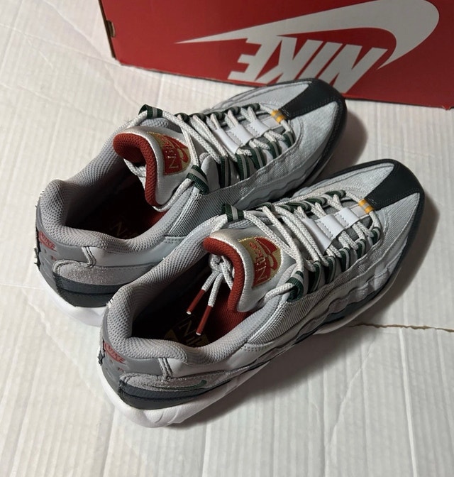 Nike Air Max 95 Pure Platinum Gorge Green Size 12 - photo 3
