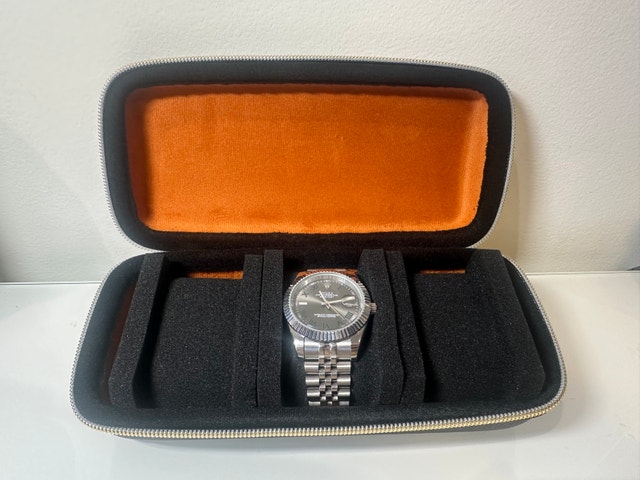 3 Slot Watch Storage Case in Black