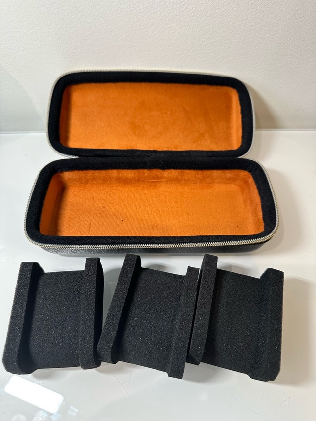 3 Slot Watch Storage Case in Black - photo 4