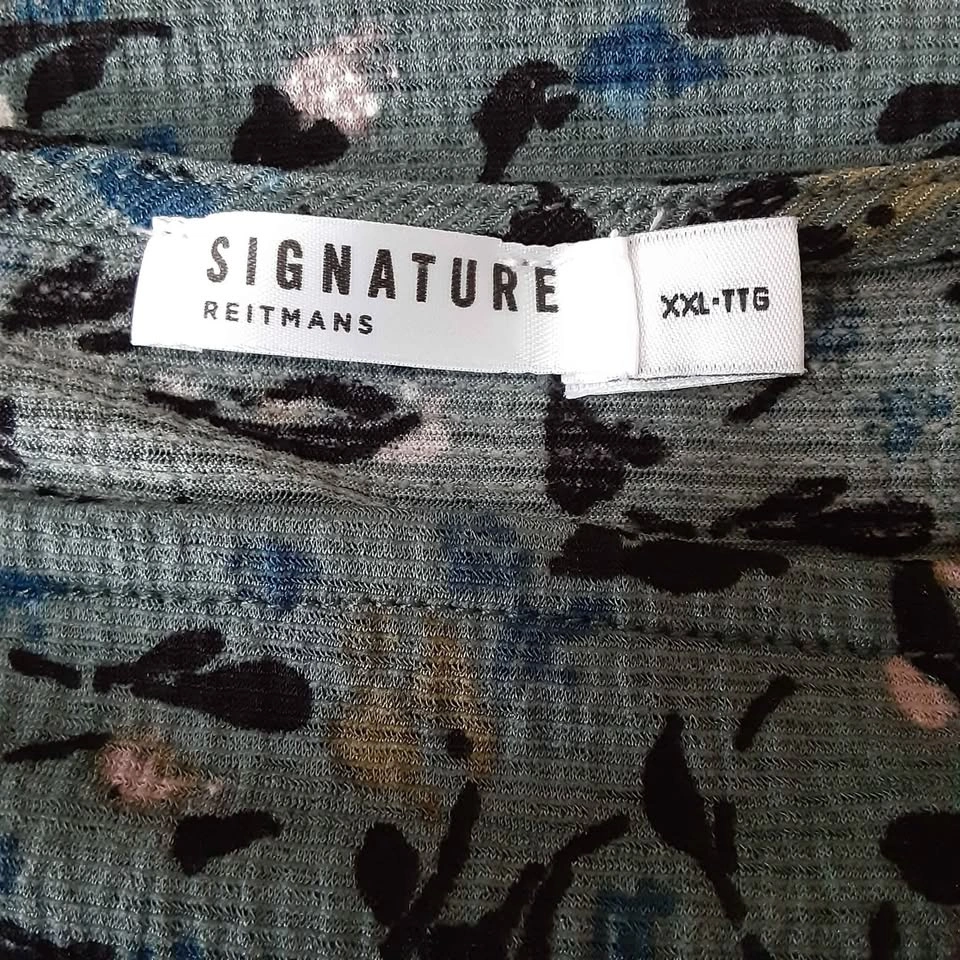 Signature Reitmans Ladies Plus Size Floral Top - photo 3